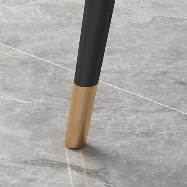 Tavolo da pranzo standard di rettangolo di rettangolo in stile moderno con 4 gambe