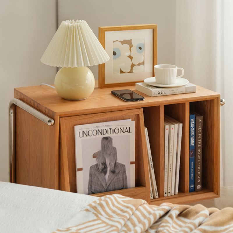 Moderner Stil Massivholz Bücherregal geschlossener Bücherregal mit Tür