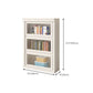 Wood Engineered Bookshelf Standard Contemporary Bookcase with Cabinets