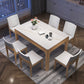 Mid-Century Modern Rectangle Dining Table Sintered Stone Table with 4 Legs Base Clearhalo ' dining_table' 'Dining Tables & Seating' 'Dining Tables' 'furn' 'furn_dining_table' 'Furniture' 'furniture_dining_table' 'Kitchen & Dining Furniture' 'kitchen&dining_furn' 'kitchen' 'kitchen_dining_table' 1200x1200_259a4d6e-5e51-445f-937c-c1b74b39b96c