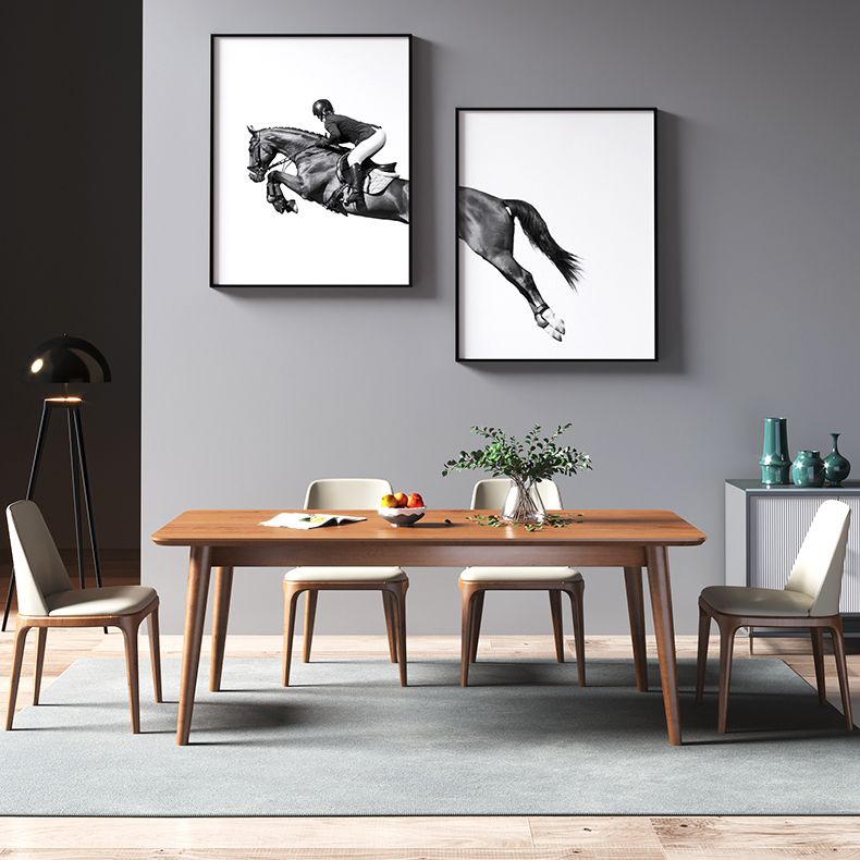 Modern Ash Wood Table for Restaurant Rectangle Dining Table with 4 Legs Clearhalo 'Dining Tables & Seating' 'Dining Tables' 'dining_table' 'furn' 'furn_dining_table' 'Furniture' 'furniture_dining_table' 'Kitchen & Dining Furniture' 'kitchen' 'kitchen_dining_table' 1200x1200_259c0ab5-fe79-4c06-a28c-5214e14a50e8