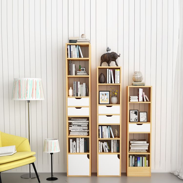 Closed Wooden Bookshelf Modern Home Living Room Corner Bookcase Clearhalo 'Bookcases' 'furn' 'furn_bookcases' 'Furniture' 'Office Furniture' 1200x1200_259f88eb-960c-4539-98f7-f99d9a1f17b1