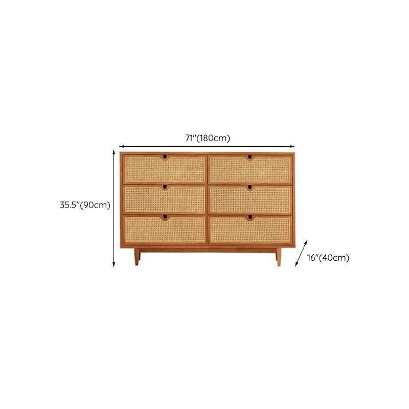 Contemporary Chest Solid Wood Cutouts with Drawer Rectangle Accent Chest Clearhalo 'Cabinets & Chests' 'cabinets_chests' 'furn' 'furn_cabinets_chests' 'Furniture' 'Living Room Furniture' 1200x1200_259fd885-3e53-4e05-a6da-954a5d8cd3de