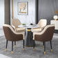 Modern Round Shape Kitchen Dining Table Sintered Stone Top Dining Table with Pedestal Base Clearhalo ' dining_table' 'Dining Tables & Seating' 'Dining Tables' 'furn' 'furn_dining_table' 'Furniture' 'furniture_dining_table' 'Kitchen & Dining Furniture' 'kitchen&dining_furn' 'kitchen' 'kitchen_dining_table' 1200x1200_25a25fef-c2bf-48df-a466-d33400872b1a