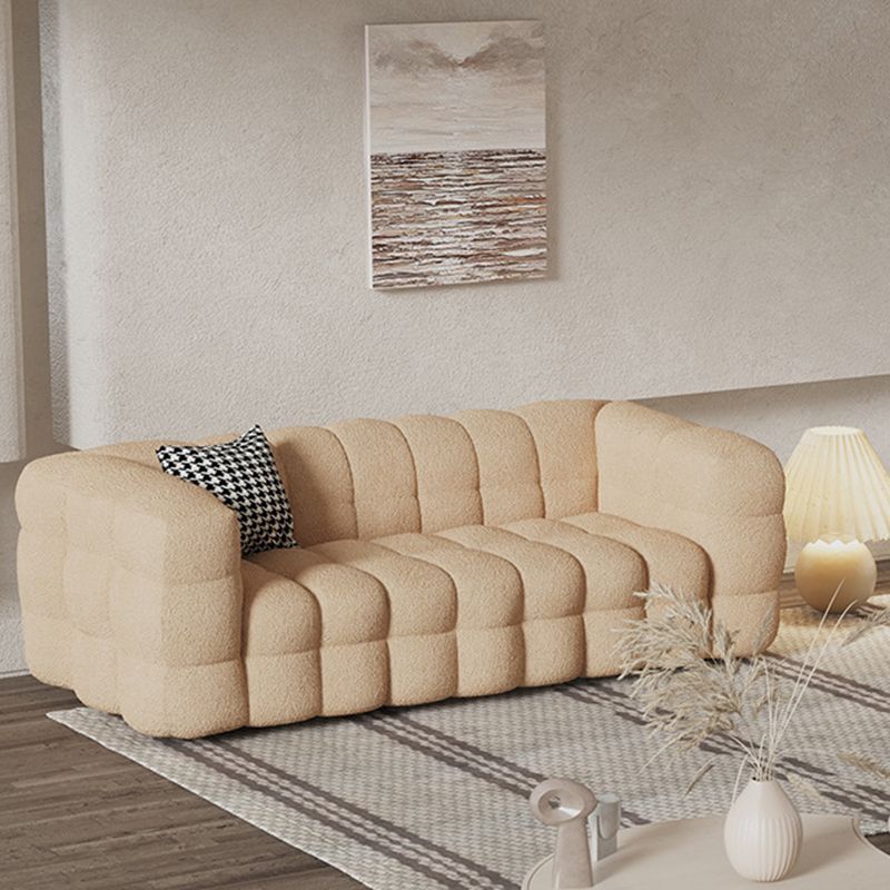 モダン29.5 "高さタキシードアームビスケットリビングルーム用バックソファ