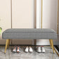 Glam Rectangle Seating Bench Cushioned Entryway and Bedroom Bench Clearhalo 'Benches' 'Chairs & Seating' 'furn' 'furn_benches' 'Furniture' 'Living Room Furniture' 1200x1200_25ab1ad8-b4fc-4fde-840e-76cb39d0b9c0