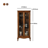 Armoire à accentuation en verre à grotte moderne du milieu du siècle,