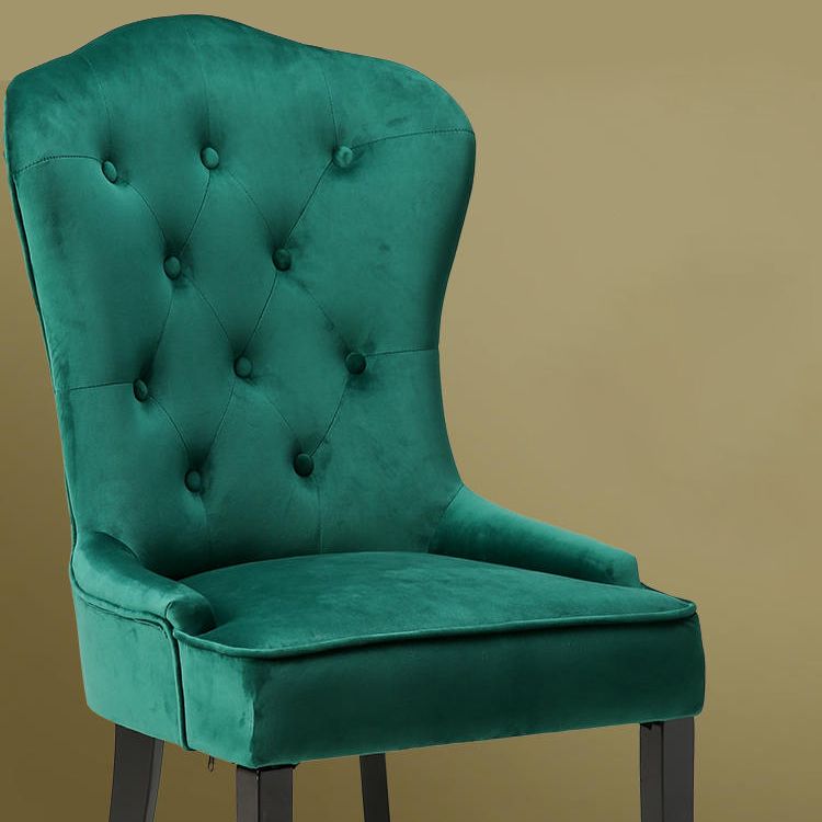 Nordic Style Solid Wood Dining Room Chair Upholstered Armless Chair for Home Use Clearhalo ' kitchen&dining_furn' 'Dining Chairs' 'Dining Tables & Seating' 'dining_chair' 'furn' 'furn_dining_chair' 'Furniture' 'furniture_dining_chair' 'Kitchen & Dining Furniture' 'kitchen' 1200x1200_25afd730-3fb1-4da0-bfbd-06e83bb3a72e