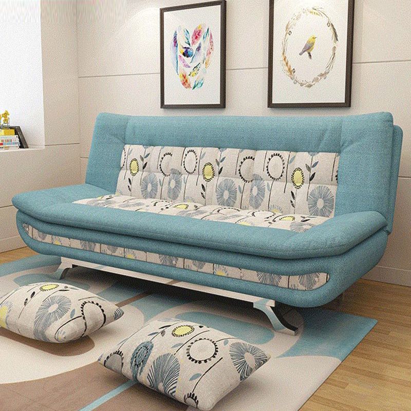 74.80" W √ó 35.43" D √ó 35.43" H Biscuit Back Linen Armless Sofa with Foldable Clearhalo 'furn' 'furn_sofas' 'Furniture' 'furniture_sofas' 'kitchen' 'kitchen_sofas' 'Living Room Furniture' 'Sofa' 'sofas' 1200x1200_25b0c6b4-60fe-49f7-a3bc-24161e6dbcb8
