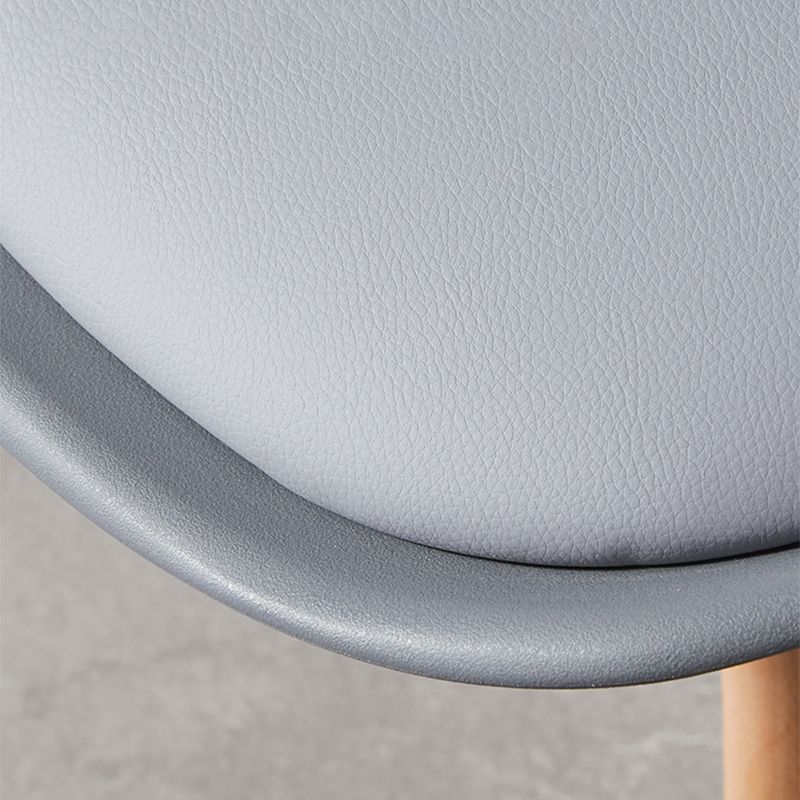 Contemporary Wood Dining Room Chairs Faux Leather Dining Armless Chairs for Home Use Clearhalo ' kitchen&dining_furn' 'Dining Chairs' 'Dining Tables & Seating' 'dining_chair' 'Furniture' 'furniture_dining_chair' 'Kitchen & Dining Furniture' 'kitchen' 1200x1200_25b1895d-5b85-49fd-b5a3-600b4256b7f5