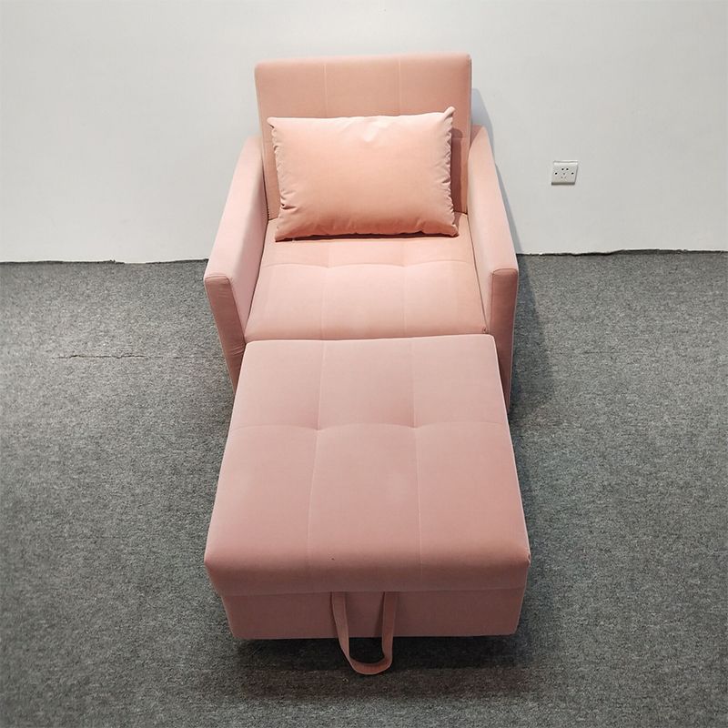 Recessed Arms Futon Sofa Bed Pillow Included Cushion Back Sleeper Sofa