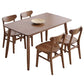 Modern Wood Table Set for 4/6 with Rectangle Table Dining Set for Restaurant Clearhalo 'Dining Room Sets' 'Dining Tables & Seating' 'dining_room_set' 'furn' 'furn_dining_room_set' 'Furniture' 'furniture_dining_room_set' 'Kitchen & Dining Furniture' 'kitchen&dining_furn' 'kitchen' 1200x1200_25b2d3a3-f3aa-4288-9b12-66eaf27cc38b