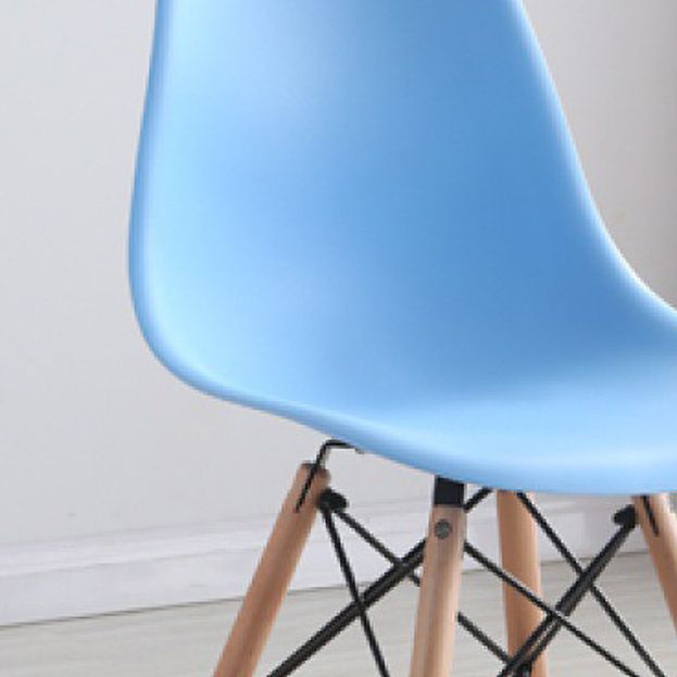 Wood Scandinavian Kitchen Dining Room Chair Solid Back Dining Side Chair Clearhalo 'Dining Chairs' 'Dining Tables & Seating' 'dining_chair' 'Furniture' 'furniture_dining_chair' 'Kitchen & Dining Furniture' 1200x1200_25b30983-36b0-4a0b-ab6e-8190028c4b4c