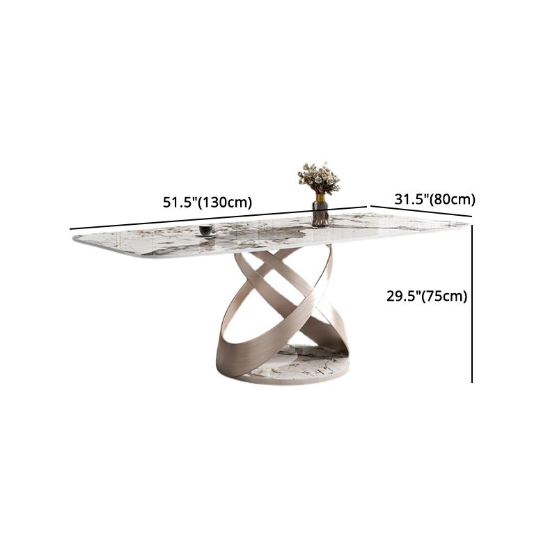Contemporary 1/4/5/7 Pieces Dining Set Sintered Stone Dining Table for Kitchen Clearhalo 'Dining Room Sets' 'Dining Tables & Seating' 'dining_room_set' 'furn' 'furn_dining_room_set' 'Furniture' 'furniture_dining_room_set' 'Kitchen & Dining Furniture' 'kitchen&dining_furn' 'kitchen' 1200x1200_25b320de-9552-4f08-b917-fd587a377c19