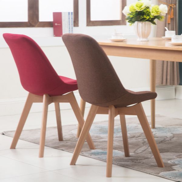 Upholstered Scandinavian Conference Room Side Chair Matte Finish Parsons Dining Chairs Clearhalo ' kitchen&dining_furn' 'Dining Chairs' 'Dining Tables & Seating' 'dining_chair' 'Furniture' 'furniture_dining_chair' 'Kitchen & Dining Furniture' 'kitchen' 1200x1200_25b4e9f0-cc85-49cb-b499-e24e58b40250