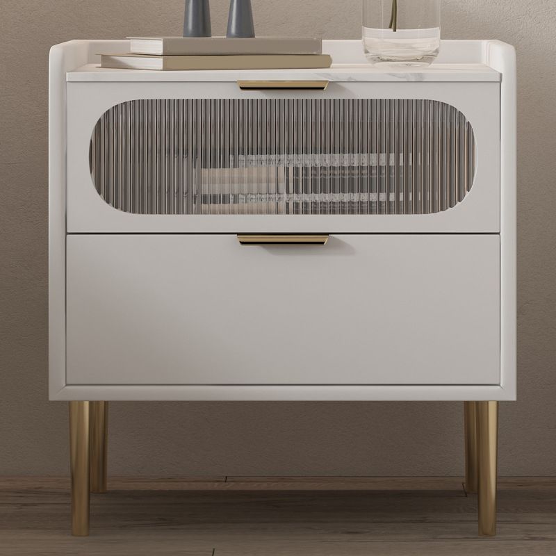 2 Drawers Night Table ,20.8" Tall Modern Solid Wood Nightstand Clearhalo 'Bedroom Furniture' 'furn' 'furn_night_stand' 'Furniture' 'night_stand' 'Nightstands' 1200x1200_25b6441b-2783-4242-84b7-cf72bf672104