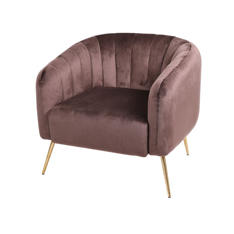 28.34" High Velvet Barrel Chair Arms Included Barrel Accent Chair Clearhalo 'Accent Chairs' 'accent_chairs' 'Chairs & Seating' 'furn' 'furn_accent_chairs' 'Furniture' 'Living Room Furniture' 1200x1200_25b9bc05-dbe8-40df-8beb-fa1fc2626407