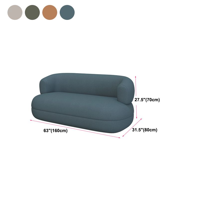 Modern 1/2-seater Faux Leather Sofa U-shaped Tuxedo Arm Sofa Clearhalo 'furn' 'furn_sofas' 'Furniture' 'Living Room Furniture' 'Sofa' 'sofas' 1200x1200_25bf4b40-b2c4-4950-8c60-f72732b42b9c