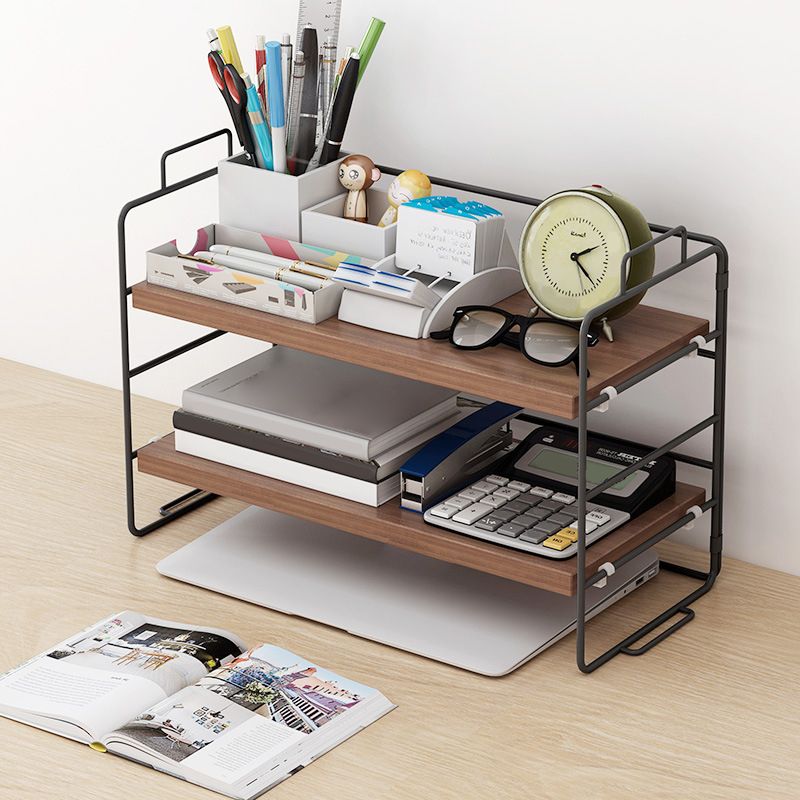Contemporary Style Bookshelf Engineer Wood Bookcase for Office