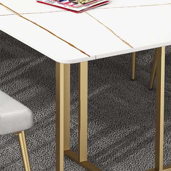 Table de bureau moderne de forme rectangulaire Bureau d'écriture d'ardoise pour le bureau