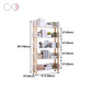 Manufactured Wood Etagere Bookshelf Modern Vertical Open Bookshelf Clearhalo 'Bookcases' 'furn' 'furn_bookcases' 'Furniture' 'furniture_bookcases' 'kitchen' 'kitchen_bookcases' 'Living Room Furniture' 'Office Furniture' 1200x1200_25c0e502-db9e-42be-b54e-3cdbc6fd2199