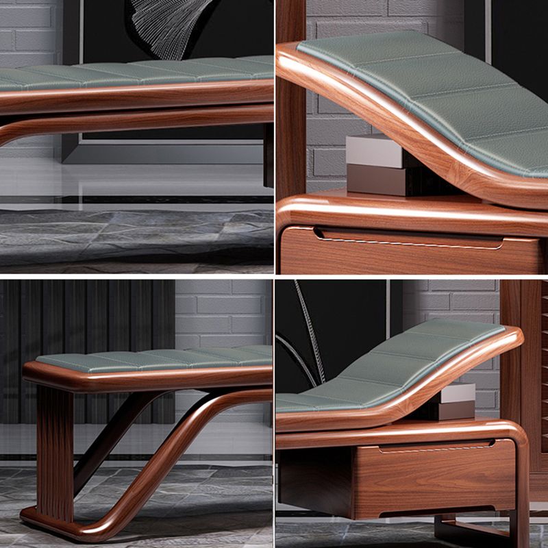 Traditional Brown Solid Wood Accent Chair Faux Leather Chaise Clearhalo 'Chairs & Seating' 'Chaise Lounge' 'chaise_lounge' 'furn' 'furn_chaise_lounge' 'Furniture' 'Living Room Furniture' 1200x1200_25c22ac8-e7db-4a82-aff6-d2377876c4e6