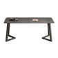 Industrial Style Dining Table Sintered Stone Rectangle Table for Home Clearhalo 'Dining Tables & Seating' 'Dining Tables' 'dining_table' 'furn' 'furn_dining_table' 'Furniture' 'Kitchen & Dining Furniture' 1200x1200_25c4fc86-9f3c-43f7-98f1-538ee2fa14d1