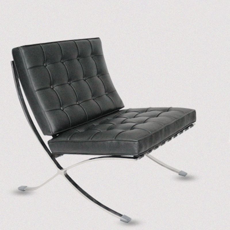 Armless Tufted Cushions Chair 29.5"L x 31.5"W x 31.5" H Chair for Living Room Clearhalo 'Accent Chairs' 'accent_chairs' 'Chairs & Seating' 'furn' 'furn_accent_chairs' 'Furniture' 'furniture_accent_chairs' 'Living Room Furniture' 1200x1200_25c54e31-1779-487b-9c1c-d5b5d81bdf46