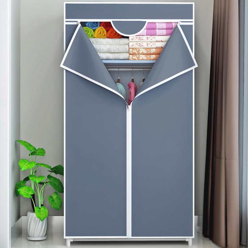 Eigentijdse opbergkast met metalen frame matte afwerking Kast voor slaapkamer