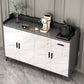 Sideboard di pietra contemporanea Scaffali regolabili Sideboard mobile con 1 disegno