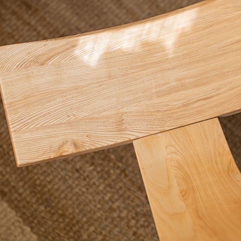 Natuurlijke moderne indoor eetstoel stoel vast houten zijstoel