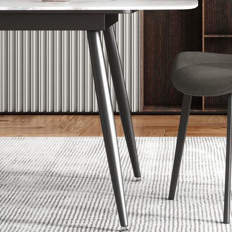 Minimalist Style 1/4/5/7 Rectangular Dining Room Table Set for Kitchen Clearhalo 'Dining Room Sets' 'Dining Tables & Seating' 'dining_room_set' 'furn' 'furn_dining_room_set' 'Furniture' 'furniture_dining_room_set' 'Kitchen & Dining Furniture' 'kitchen&dining_furn' 'kitchen' 1200x1200_25ceb5f2-5ee1-4e99-a2f1-80a15cf52fac