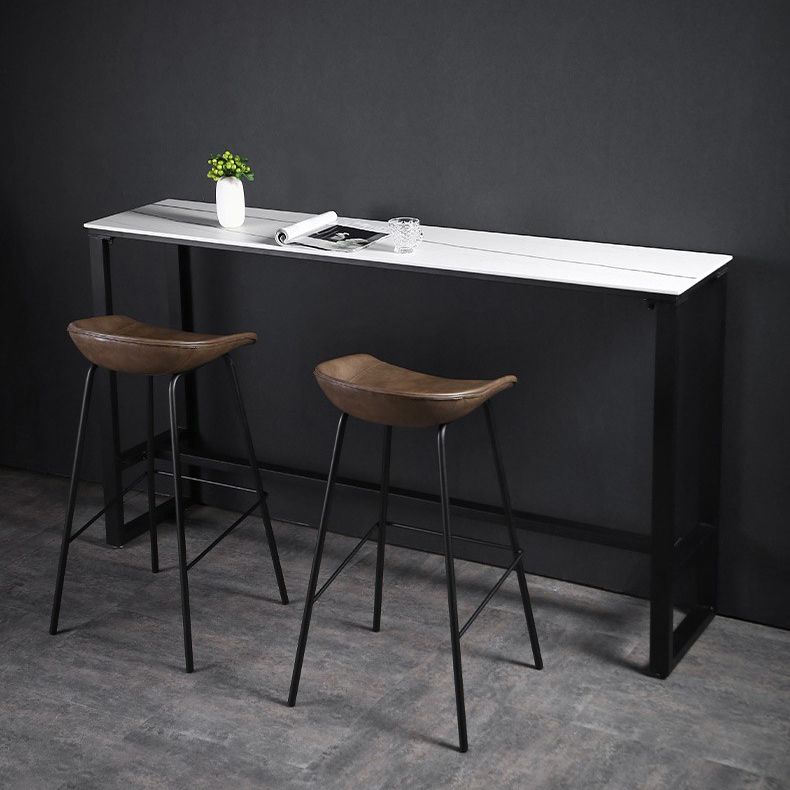 Set di banconi del soggiorno 1/2/3 pezzi rettangolo di altezza da banco bianco