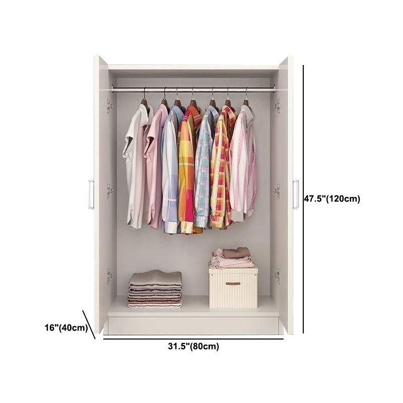 Contemporary Style Wood Wardrobe Soft Close Door Wardrobe Closet for Bedroom Clearhalo 'Armoires & Wardrobes' 'armoires_wardrobes' 'Bedroom Furniture' 'furn' 'furn_armoires_wardrobes' 'Furniture' 1200x1200_25d489fe-4cbd-480c-94b1-3b1319898ed7