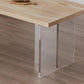 Modern Dining Set 1/2/5 Pieces Rectangle Pine Wood Dining Table for Dining Room Kitchen