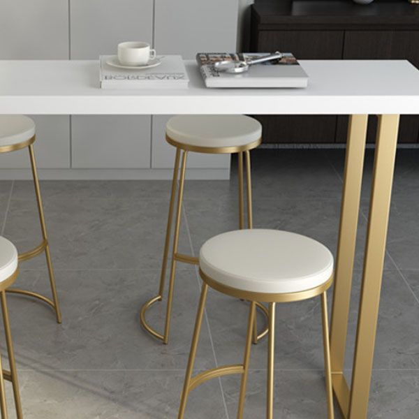 グラムスタイルバーテーブルセット1/2/5ピースバックレススツール付きのソリッドウッドカウンターテーブル