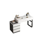 Modern Wooden Vanity Desk in White Modern with Drawers Dressing Table