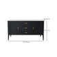 Moderno sideboard in legno buffet 3 cassetti e 2 mobili porte a buffet sideboard