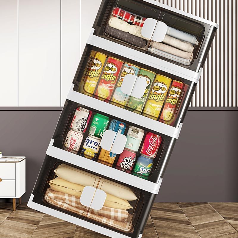 Hinged Storage Cabinet Contemporary Non-Hanging Wardrobe Closet