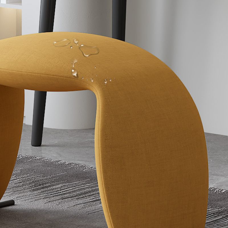 Solid Color Cushioned Seating Bench Rectangle Modern Bedroom Bench Clearhalo 'Benches' 'Chairs & Seating' 'furn' 'furn_benches' 'Furniture' 'Living Room Furniture' 1200x1200_25e04972-c48b-4844-8857-528cd9a0f88d