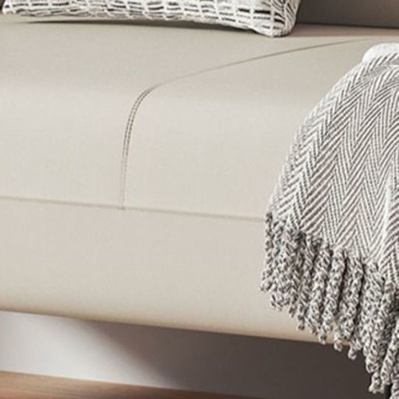 Contemporary Faux Leather Square Arm Sofa Standard Sofa with Sewn Pillow Back Clearhalo 'furn' 'furn_sofas' 'Furniture' 'furniture_sofas' 'Living Room Furniture' 'Sofa' 'sofas' 1200x1200_25e21b05-6133-4364-8d67-e6b34a4fce5e