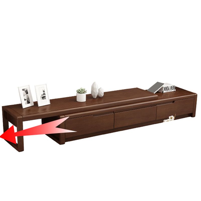 Vintage Media Console Rubberwood Stand Console with Drawers for Living Room Clearhalo 'furn' 'furn_tv_stands_entertainment_centers' 'Furniture' 'Living Room Furniture' 'TV Stands & Entertainment Centers' 'TV Stands & Media Storage Furniture' 'tv_stands_entertainment_centers' 1200x1200_25e2399a-b8d1-4e9d-bb0d-c20b514d2685