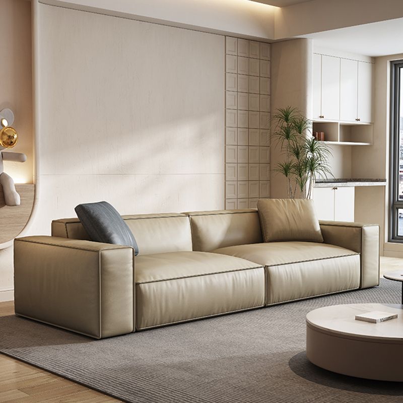 Square Arm Standard Sofa Contemporary Style Sofa for Living Room Clearhalo 'furn' 'furn_sofas' 'Furniture' 'furniture_sofas' 'kitchen' 'kitchen_sofas' 'Living Room Furniture' 'Sofa' 'sofas' 1200x1200_25e2a1b4-bca8-4801-b0ab-1aaa40ca1d28