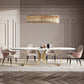 Nordic Glam Style Rectangle Sintered Stone Table Set 1/4/5/7 Pieces Dining Set Clearhalo 'Dining Room Sets' 'Dining Tables & Seating' 'dining_room_set' 'furn' 'furn_dining_room_set' 'Furniture' 'Kitchen & Dining Furniture' 1200x1200_25e3353c-7f26-48bd-93ba-f55322cbbe6c