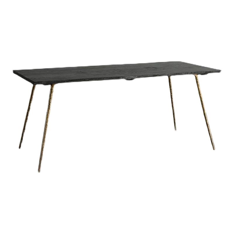 Traditional Luxury Rectangle Table Oak Solid Wood Dinette Table with 4 Legs Clearhalo ' dining_table' 'Dining Tables & Seating' 'Dining Tables' 'furn' 'furn_dining_table' 'Furniture' 'furniture_dining_table' 'Kitchen & Dining Furniture' 'kitchen&dining_furn' 'kitchen' 'kitchen_dining_table' 1200x1200_25e33d00-8b10-4074-b2c1-04d7a059d823