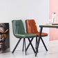 Leather Scandinavian Side Chair Upholstered Armless Dining Chairs with Metal Legs Clearhalo ' kitchen&dining_furn' 'Dining Chairs' 'Dining Tables & Seating' 'dining_chair' 'furn' 'furn_dining_chair' 'Furniture' 'furniture_dining_chair' 'Kitchen & Dining Furniture' 'kitchen' 1200x1200_25e506da-195c-40b5-aa08-ab17891d9483