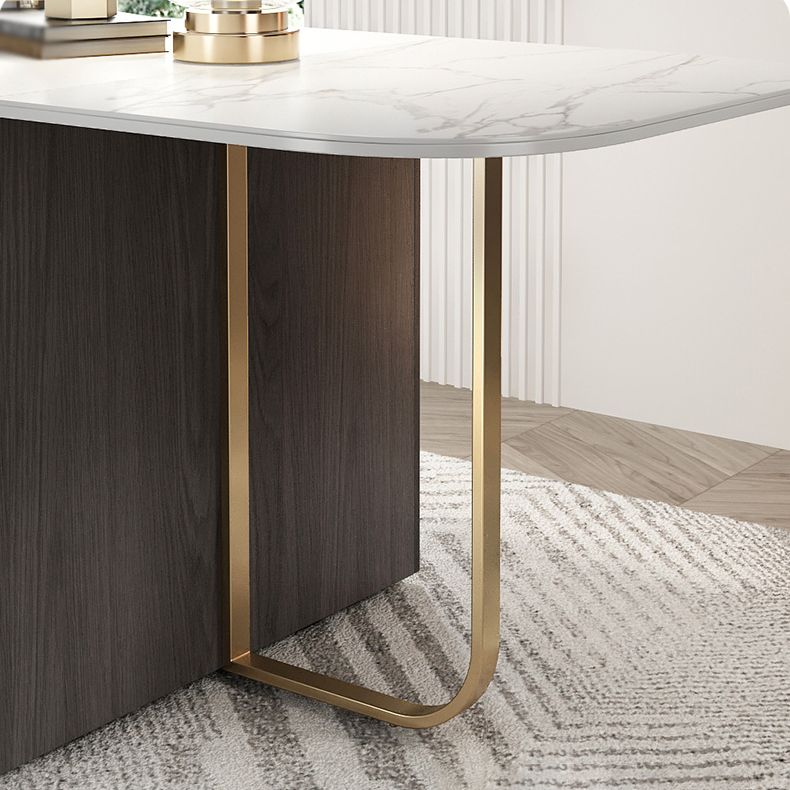 Modern 1/2/3/5 Pieces Foldable Dining Table Set with Sintered Stone Rectangle Dinette Set Clearhalo 'Dining Room Sets' 'Dining Tables & Seating' 'dining_room_set' 'furn' 'furn_dining_room_set' 'Furniture' 'furniture_dining_room_set' 'Kitchen & Dining Furniture' 'kitchen&dining_furn' 'kitchen' 1200x1200_25e62f8f-8369-4c5e-aadf-85351fd1633b