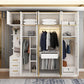 Contemporary Style Wardrobe Wooden Wardrobe Closet with Drawer Clearhalo 'Armoires & Wardrobes' 'armoires_wardrobes' 'Bedroom Furniture' 'furn' 'furn_armoires_wardrobes' 'Furniture' 1200x1200_25e7456a-0d87-4416-845a-aa2a2654b937