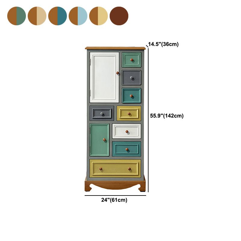 Armoire à accent industriel armoire artisanale en finition antique