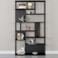 9.8" H Industrial Antique Finish Shelf Bookcase Etagere Metal Bookshelf